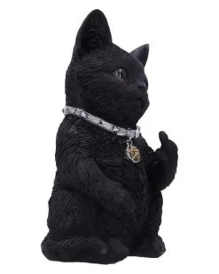 Freche Katze Zeigt Mittelfinger 16,5cm 10 Freche Katze Zeigt Mittelfinger 16,5cm -GruselZauber Verkäufe cattitude katze zeigt mittelfinger cattitude cat showing middle finger gothic deko geschenkartikel 53939 4