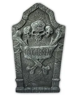 Totenschädel & Knochen Grabstein