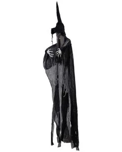 GruselZauber Verkäufe -GruselZauber Verkäufe graue hexe haengefigur 180cm grey witch hanging figure halloween figur zum aufhaengen 53367 2