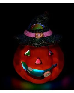 Halloween Kürbis Keramik Mit LED 12x9cm 6 Halloween Kürbis Keramik Mit LED 12x9cm -GruselZauber Verkäufe halloween keramik kuerbis mit led ceramic halloween pumpkin w led halloween deko 51733 03