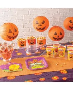 Kürbis Laternen 12er Pack 5 Kürbis Laternen 12er Pack -GruselZauber Verkäufe halloween kuerbis lampion 12er pack halloween dekoration gespenster deko pumpkin lampion decoration 26640 03