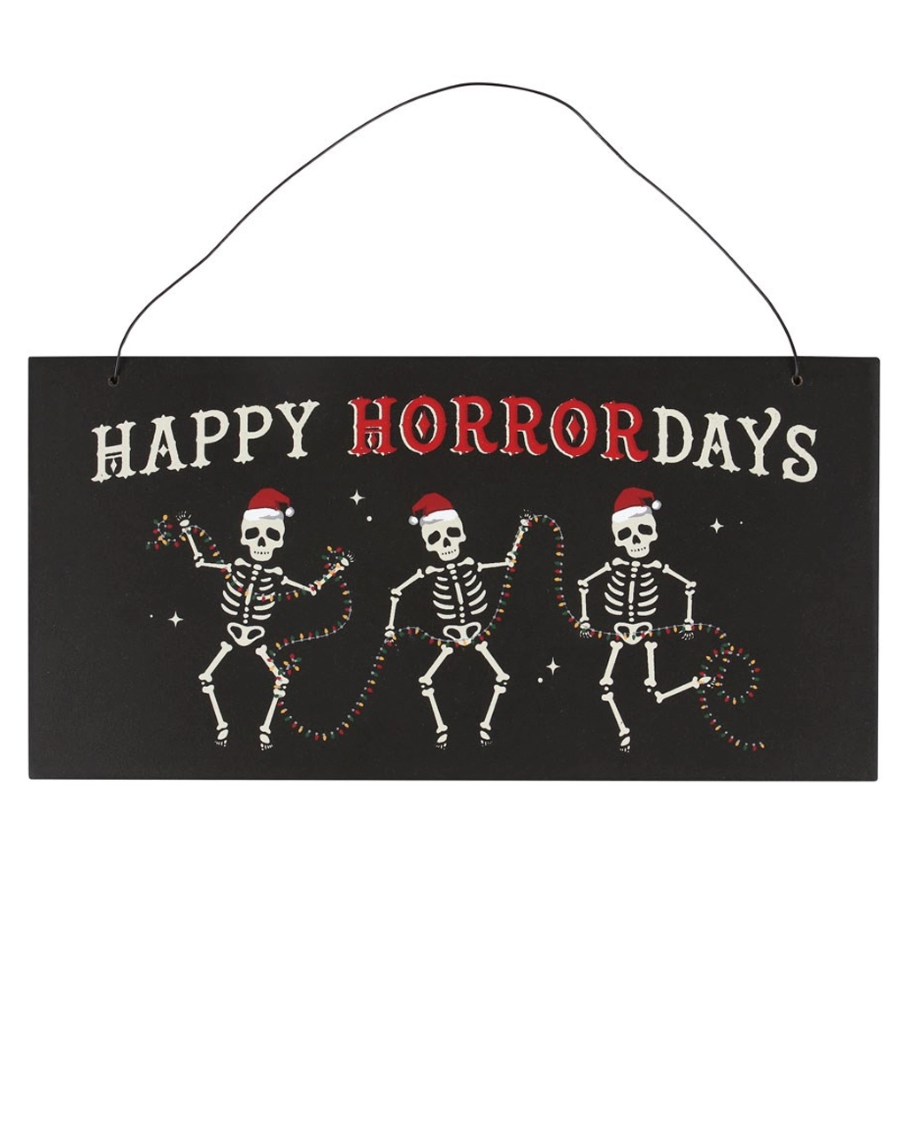 Happy Horrordays Hängeschild Aus Holz 1 Happy Horrordays Hängeschild Aus Holz