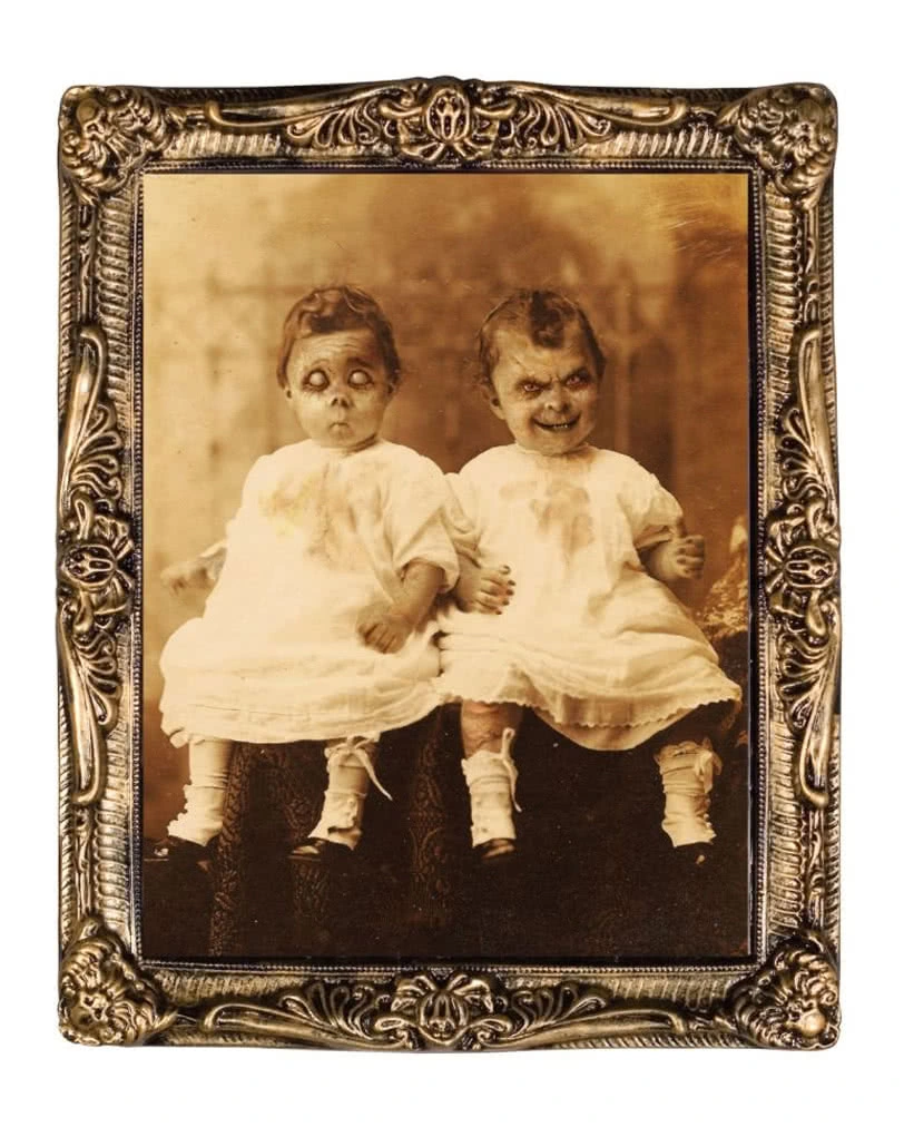 Effektbild Horror Zwillinge 38 X 51 Cm 1 Effektbild Horror Zwillinge 38 X 51 Cm