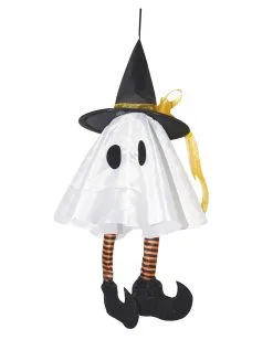 Kleines Weißes Gespenst Mit Hexenhut 36 Cm -GruselZauber Verkäufe kleiner weisser geist mit hexenhut little white ghost with witch hat 39603 03