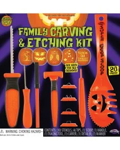 20-tlg. Halloween Kürbis Schnitz Set