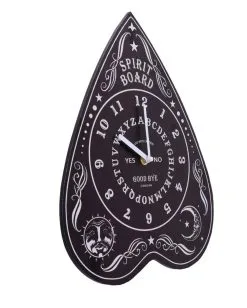 Hexenbrett Wanduhr 34cm 8 Hexenbrett Wanduhr 34cm -GruselZauber Verkäufe ouija board wanduhr hexenbrett wanduhr wahrsagebrett wanduhr spirit board wallclock 53300 04