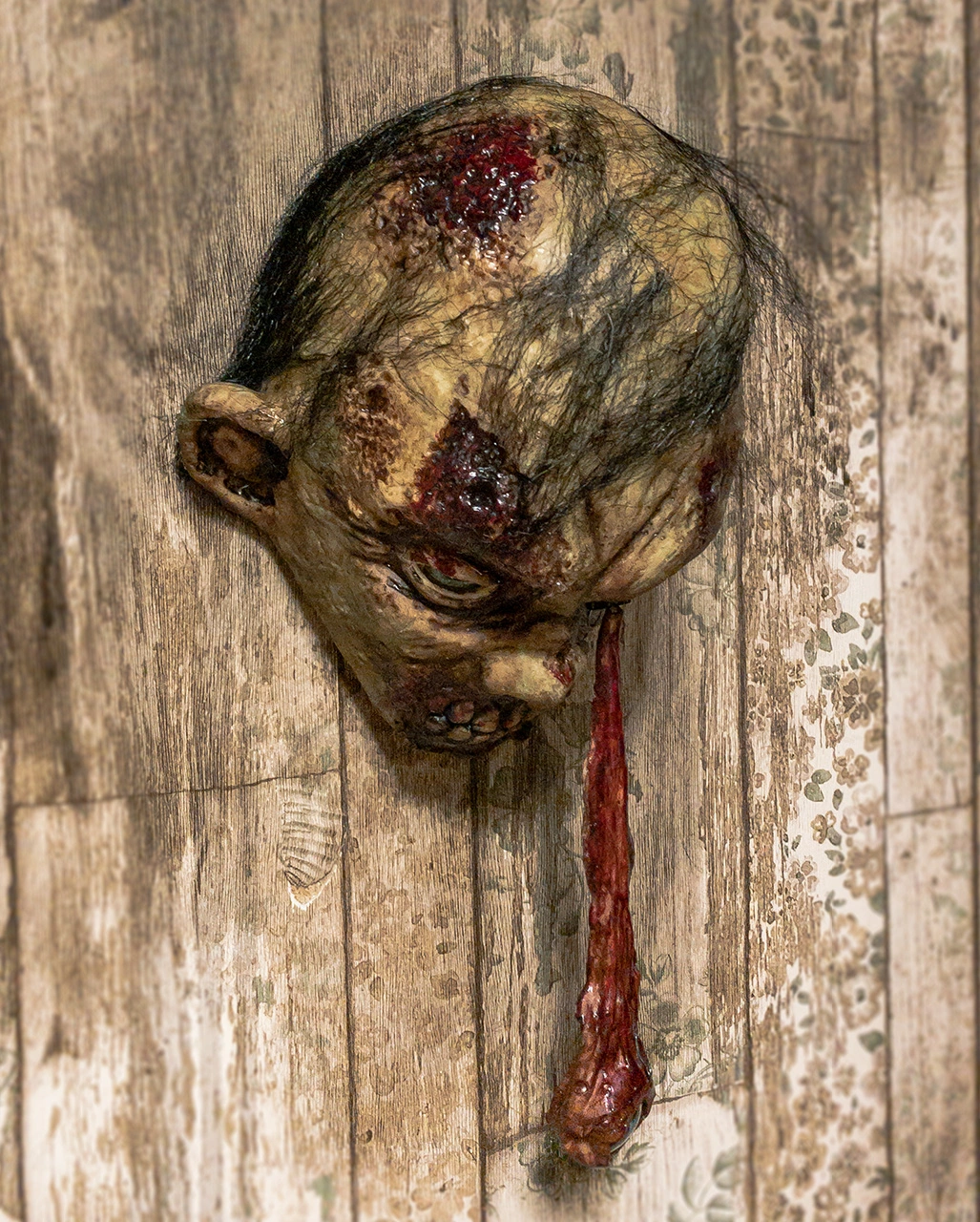 Rotting Zombie Wandbild Mit Bewegung 2 Rotting Zombie Wandbild Mit Bewegung – Bild 2