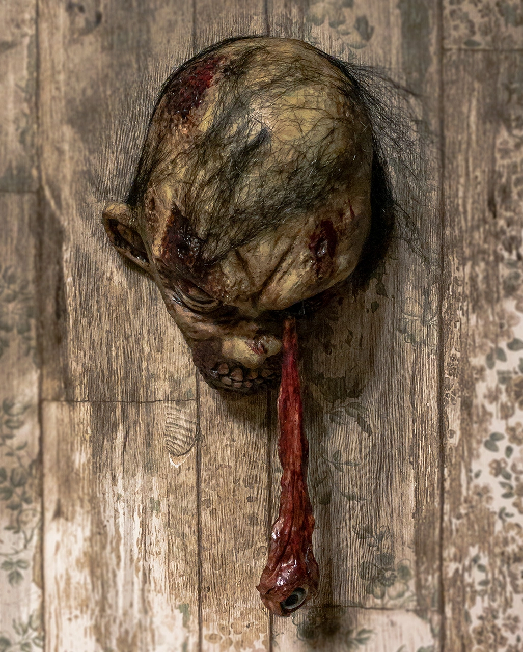 Rotting Zombie Wandbild Mit Bewegung 1 Rotting Zombie Wandbild Mit Bewegung