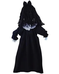 Horror Puppe Mit Licht Hängefigur 75cm -GruselZauber Verkäufe schwarze horror puppe mit licht black horror doll with light halloween haenge deko 53369 3