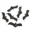 6 St. Schwarze Fledermäuse Im Netz 13cm