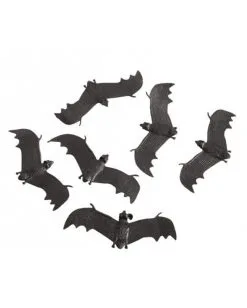 6 St. Schwarze Fledermäuse Im Netz 13cm
