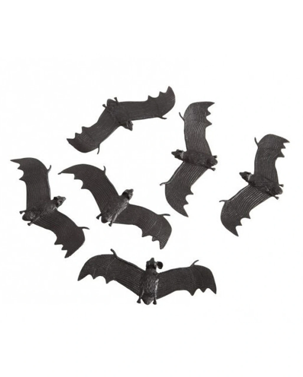 GruselZauber Verkäufe -GruselZauber Verkäufe sechs schwarze fledermaeuse im netz six black bats halloween dekoration 53161 01